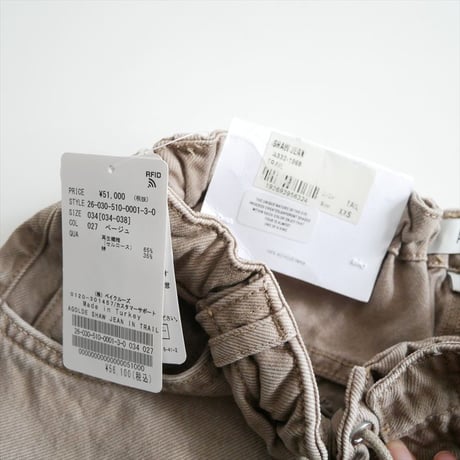 2026AW今季・人気完売品 未使用 DEUXIEME CLASSE購入品 AGOLDE SHAW JEAN IN TRAIL 26030510000130 2610-2121