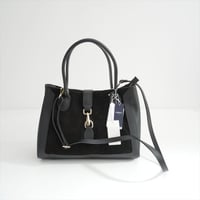 未使用 NEWYORKER購入品 AULENTTI / スエードコンビトートバッグ / 23-93-388505-99 2603-1100