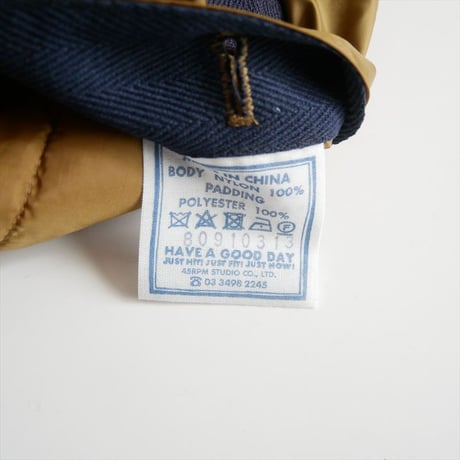 人気完売品 45R ナイロンの908キルティングベスト 80910313 2610-2134