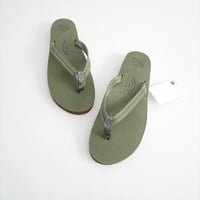 継続販売型・人気完売色 RHC別注 Rainbow Sandals ダブルレイヤー プレミアレザー 1/2 ナロー サンダル 2607-0787