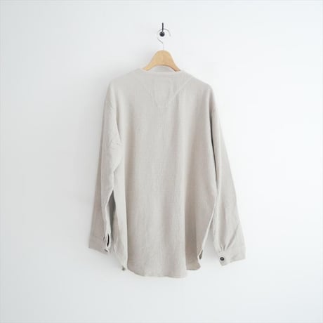 未使用 journal standard luxe購入品 HTS WAFFLE PLAIN HENLEY NECK SHIRT 23050450004730 2608-0008