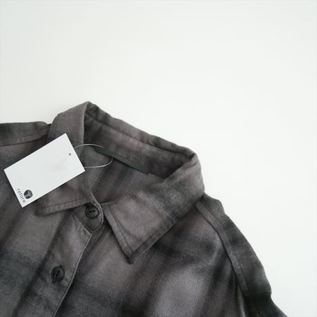 2025AW・人気完売品 AP STUDIO クロップドチェックシャツ 25050586202030 2606-0203