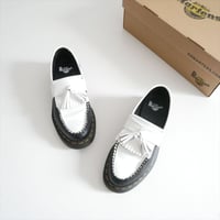 2026 Dr. Martens ADRIAN ブラックホワイト ローファー シューズ 42981001 2608-2042