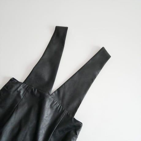 HPS別注 SACRA / SYNTHETIC LEATHER ジャンパースカート / 124610042 2603-1287