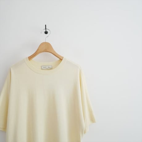 2025SS Ron Herman別注 ebure Light Silk Cotton Knit Tee 4110800376 2607-1130