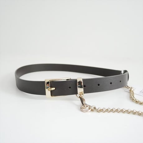 2026SS今季・人気完売品 AP STUDIO別注 LEFIJE 2way chain leather belt 26099587000210 2607-0197