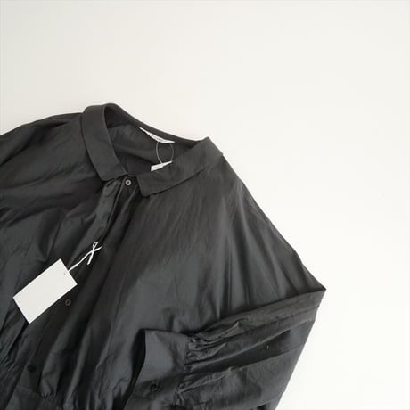 2025AW 未使用 TOUJOURS cotton*silk faille cloth collared bolero blouse MM43VS01 2606-0368