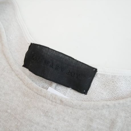 L'Appartement購入品 ORDINARY JOY Linen hemp French Terry Pullover 24070560610010 2608-0977