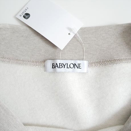 2025AW BABYLON オフショルスウェットミニワンピ 2604-0282