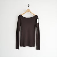 Plage / easy care rib プルオーバー / 24080922732040 / 2502-0781