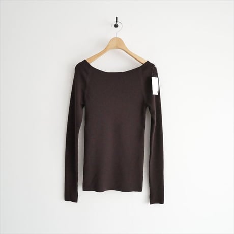 Plage / easy care rib プルオーバー / 24080922732040 / 2502-0781