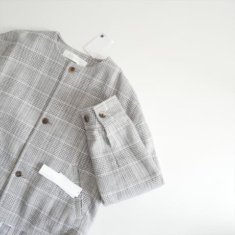 2025AW 未使用 GALERIE VIE リネアコットンツイード コクーンブルゾン 23075407121 2607-1383