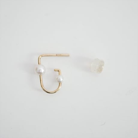2025AW・人気完売品 TOMORROWLAND別注 Hirotaka K10YGパール ピアス 両耳セット 31055505093 2610-0172