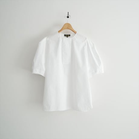 2025SS 未使用 Drawer M.SUMMER3 オープンブザムノーカラーブラウス 6521-2-991376 2607-1161