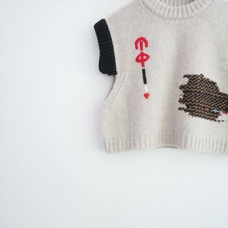 2025AW JOURNAL STANDARD別注 Y.A.Acc Bicolor knit Vest 25080410001840 2604-0482