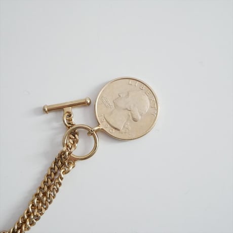 2026・人気完売品 AP STUDIO購入品 JANIS SAVITT long chain coin Necklace 26091587001910 2608-1368