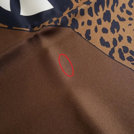 継続販売品 未使用 JOURNAL STANDARD L'ESSAGE購入品 AENEIS ECLIPSE ANIMAL Silk Scarf 68-EBANO スカーフ 2610-0910