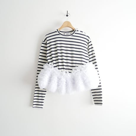 人気完売品 Bibiy. FRANCINE TULLE TOP 2604-0632