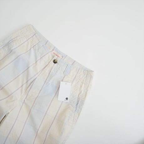 2026SS今季 MEYAME CHECK SIDE LINE WIDE PANTS MEY-2423 2607-2120