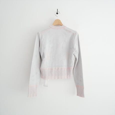 2026・人気完売品 未使用 Mame Kurogouchi Layered Jacquard Knit Cardigan MM26SS-KN087 2607-1135