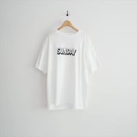 2025SS・人気完売品 未使用 journal standard luxe SUNDAY プリントT 25070440047020 2607-0386