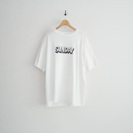 2025SS・人気完売品 未使用 journal standard luxe SUNDAY プリントT 25070440047020 2607-0386