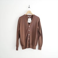 2026 未使用 SLOANE 14G天竺 コットン Vネックカーディガン SL10S-008 2607-1298
