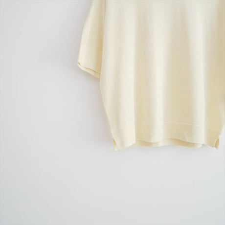 2025SS Ron Herman別注 ebure Light Silk Cotton Knit Tee 4110800376 2607-1130