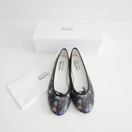 2026 未使用 repetto×Shogo Sekine Cendrillon Haute バレエフラット ラバーソール V4257SHGGRF 2608-1588