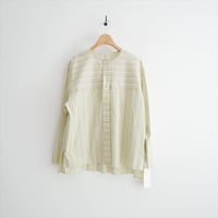 未使用 TOMORROWLAND collection オルタネートストレッチ ストライプボックスシャツ 13013101302 2607-1215