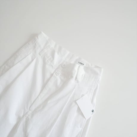 2025SS・人気完売品 LOEFF ツイル 2タック パンツ 88142021000 2607-0181