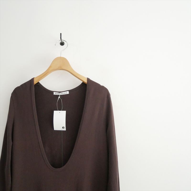 2025AW R'IAM / Plage / DEEP U NECK ワンピース / 2504