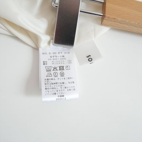 継続販売品 SOEJU サイドタックワイドパンツ S-00-PT-019 2607-0818