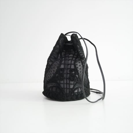 2025AW Mame Kurogouchi Cording Embroidery Bucket Bag MM25FW-AC324 2610-2002
