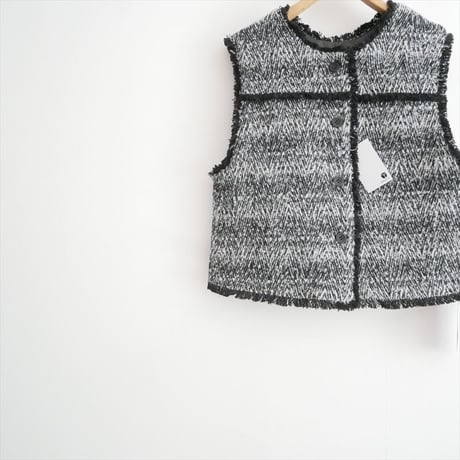 2025AW 未使用 JOURNAL STANDARD ヘリンボンツイードベスト 25011400909040 2604-0495