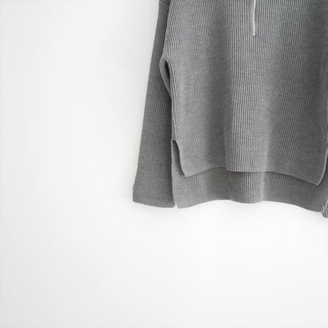 2025AW BATONER SOLID WOOL RIB HALF ZIPニット BN-25FL-035 2609-0295