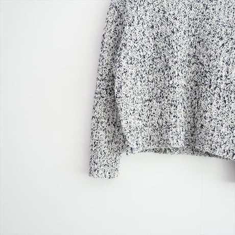 継続販売品 GALERIE VIE コットンダップル クルーネックプルオーバー 23026102005 2610-0211