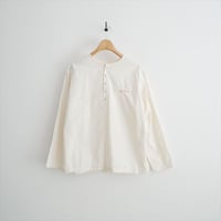 atelier naruse cotton henry neck shirt na-t02065 2606-0287
