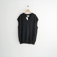 STUDIO NICHOLSON MERINO KNIT VEST FOSS SNW-783 2604-0011
