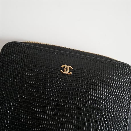 2026 CHANEL リザード エンボス カーフスキン ウォレット 2つ折り AP5389 B25130 94305 2610-0581