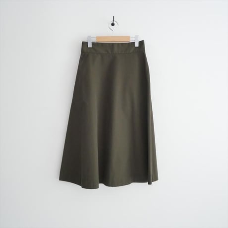 MARGARET HOWELL / FINE WOOL COTTON TWILL SKIRT / 578-3232005 2602-0909