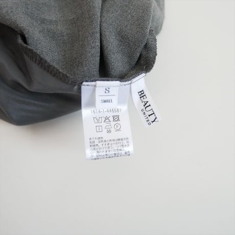 2025AW BEAUTY&YOUTH バックラップ タックワイドパンツ 16141446581 2606-0307
