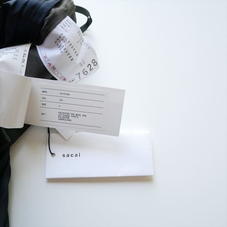 BARNEYS NEW YORK別注 sacai サイドプリーツスカート 24-07628 2606-0944