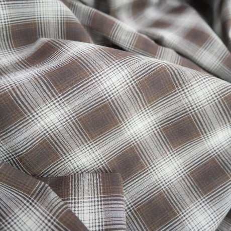 2025AW CREDONA SHEER CHECK TROUSER 1425420325-0 2609-0507