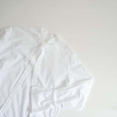 人気完売品 GALERIE VIE コットン ロングタイシャツ 23014401102 2607-1380