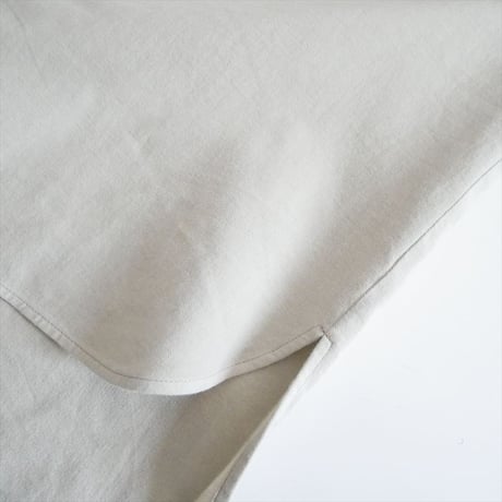2025AW・人気完売品 evam eva cotton wool band collar shirt E253T165 2604-1245