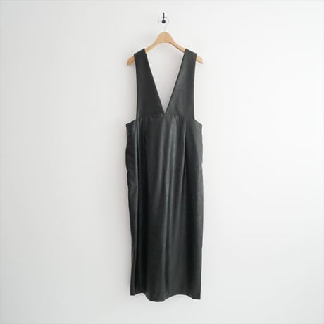 HPS別注 SACRA / SYNTHETIC LEATHER ジャンパースカート / 124610042 2603-1287