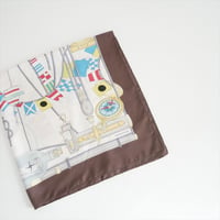 2026・人気完売品 ATELIER TOMORROW FLAG シルクスカーフ 33046304511 2608-1145