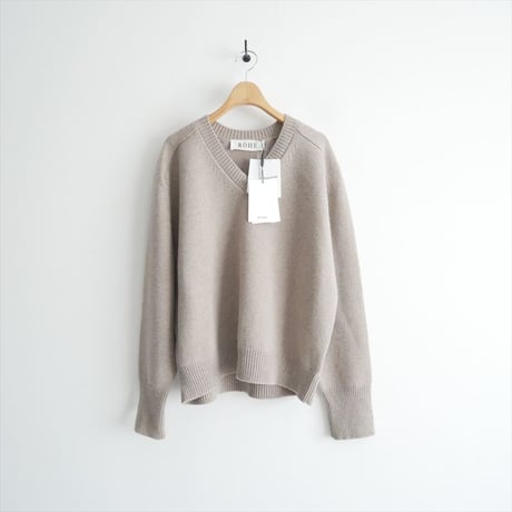 2025AW 未使用 DEUXIEME CLASSE購入品 ROHE CAPE V-NECK KNIT 25080510000330 2610-0356