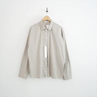 2026 未使用 GALERIE VIE ストレッチタイプライター フロントタックシャツ 23016101001 2608-1157